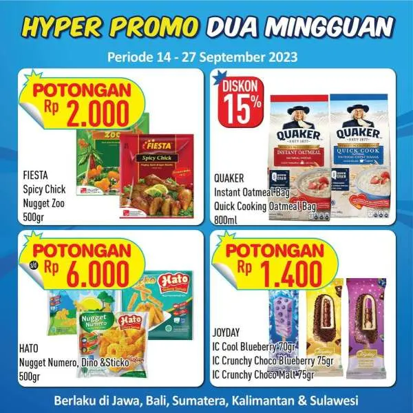 Promo Hypermart Dua Mingguan Periode 14-27 September 2023