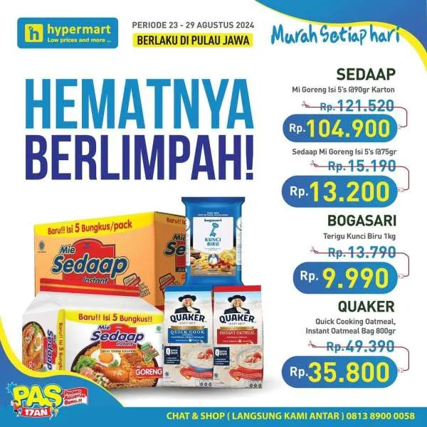 Promo JSM Hypermart Hyper Diskon Weekend Periode 23-26 Agustus 2024