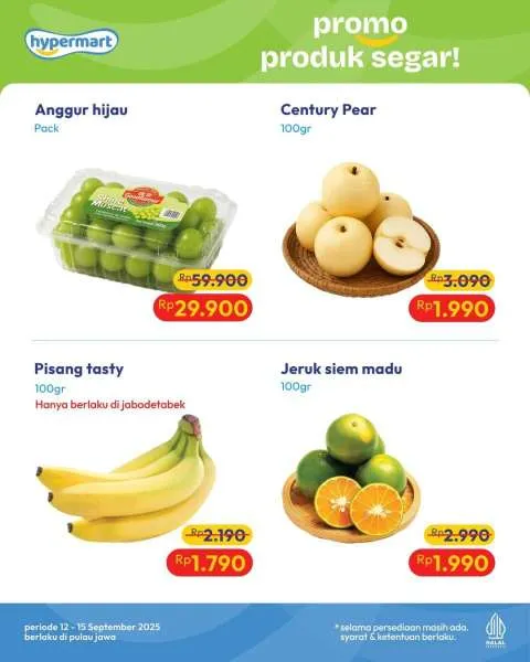 Promo JSM Hypermart Hyper Diskon Weekend Periode 12-15 September 2025