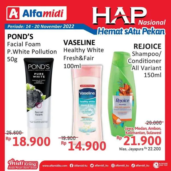Promo Alfamidi Hemat Satu Pekan Periode 14-20 November 2022