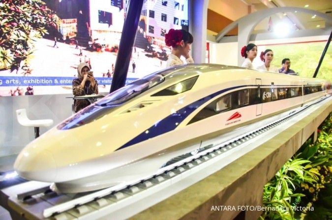 Laju proyek kereta cepat Jakarta-Bandung lambat