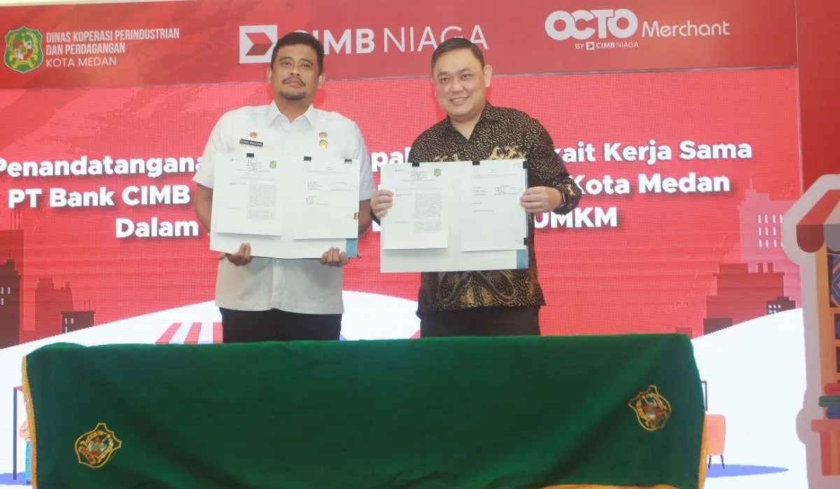 CIMB Niaga&Pemko Medan Kerjasama Dukung Digitalisasi Merchant UMKM lewat OCTOMerchant