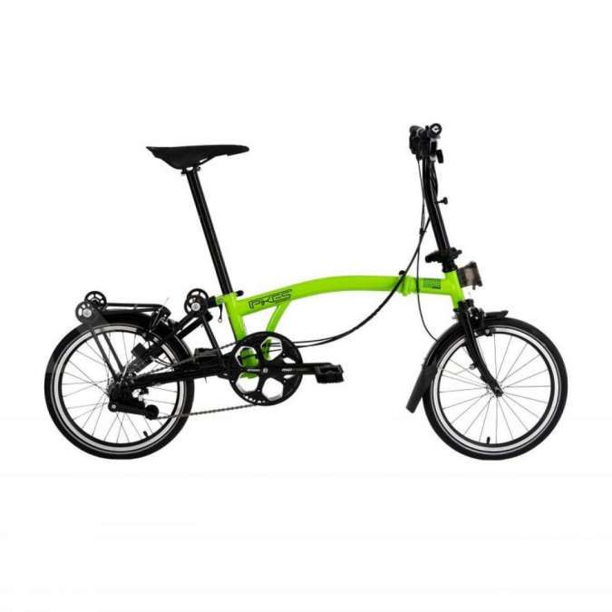 Tampil lebih segar, harga sepeda lipat Element PIkes Gen 2 Lime Green terjangkau