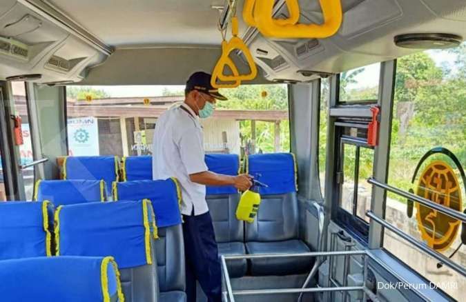 Damri siapkan angkutan bus sehat untuk libur Natal 2020 & Tahun Baru 2021