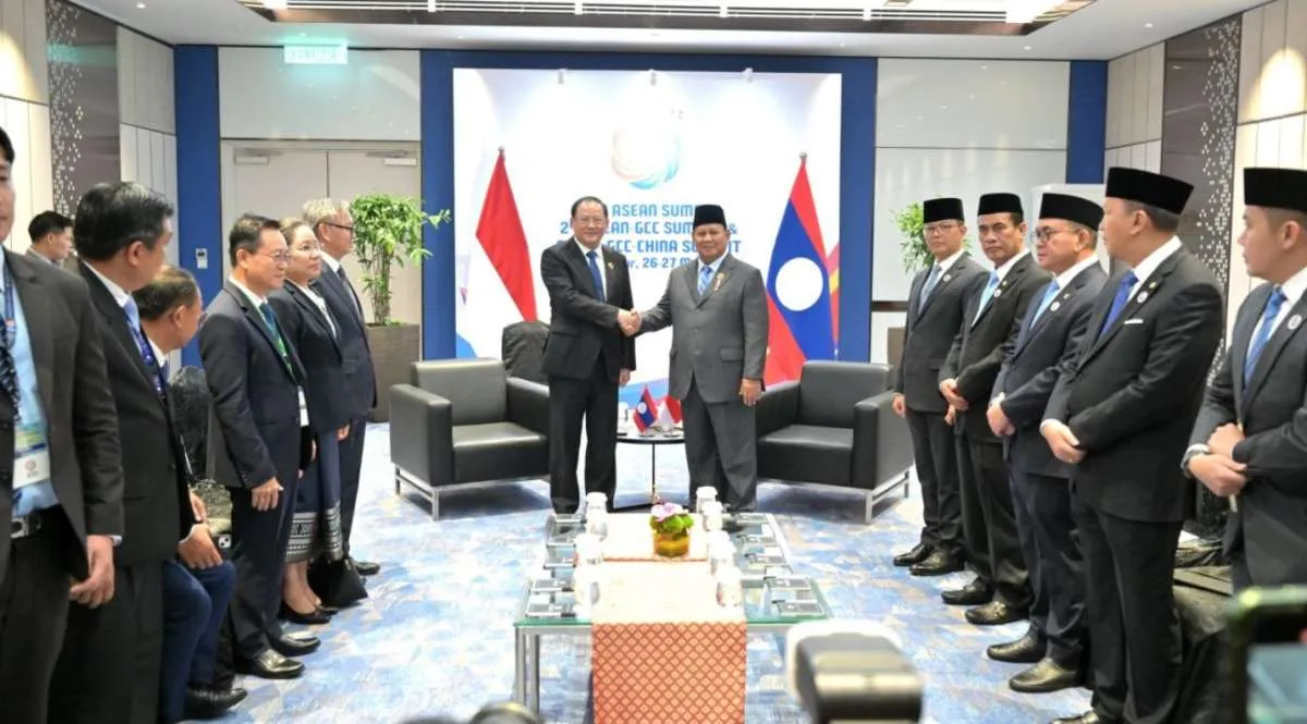 Bertemu PM Laos, Presiden Prabowo Bahas Upaya Peningkatan Sektor Perdagangan
