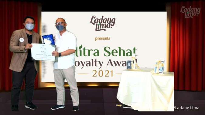 Ladang Lima Gelar Mitra Sehat Loyalty Award 2021 Secara Darring 