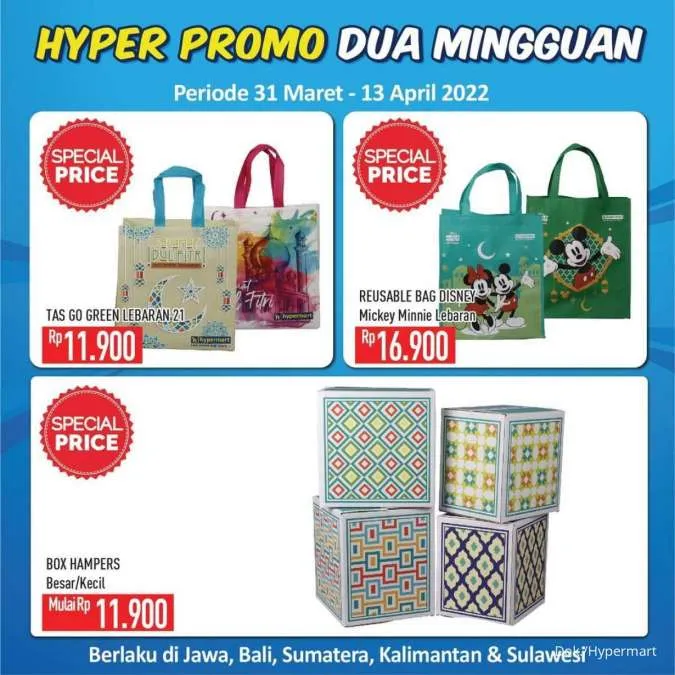 Promo Hypermart Dua Mingguan Periode 31 Maret-13 April 2022
