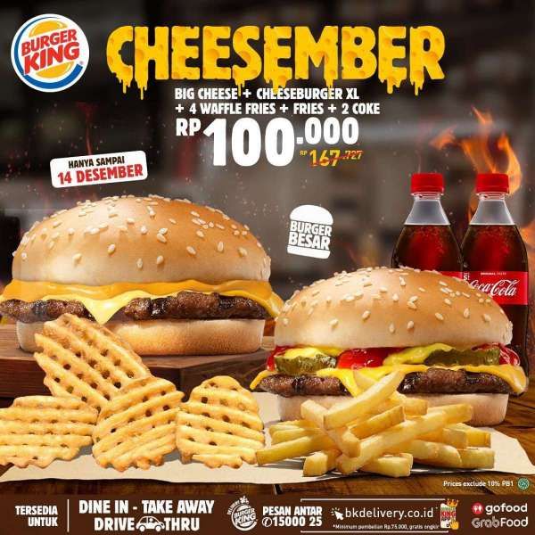 Promo Burger King 8-14 Desember 2020 