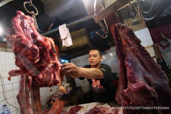 Harga daging sapi masih mahal di tingkat konsumen