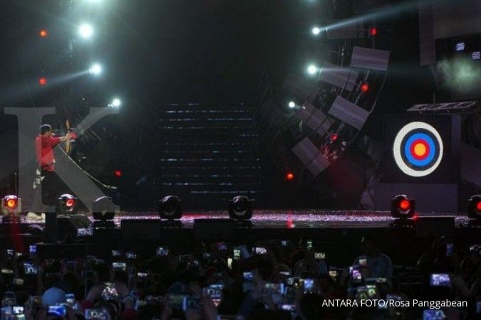 Hitung mundur Asian Games ke-18, Jokowi memanah 