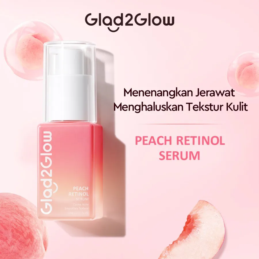 Glad2Glow Peach Retinol Serum