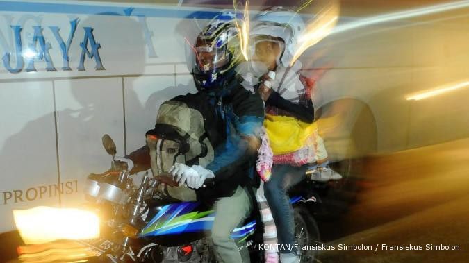 Kecelakaan pemudik motor tertinggi