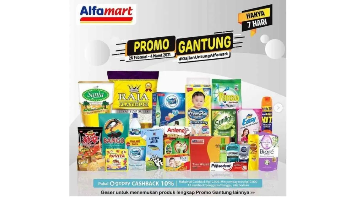  Promo Alfamart Gajian Untung, Selasa 2 Maret 2021!