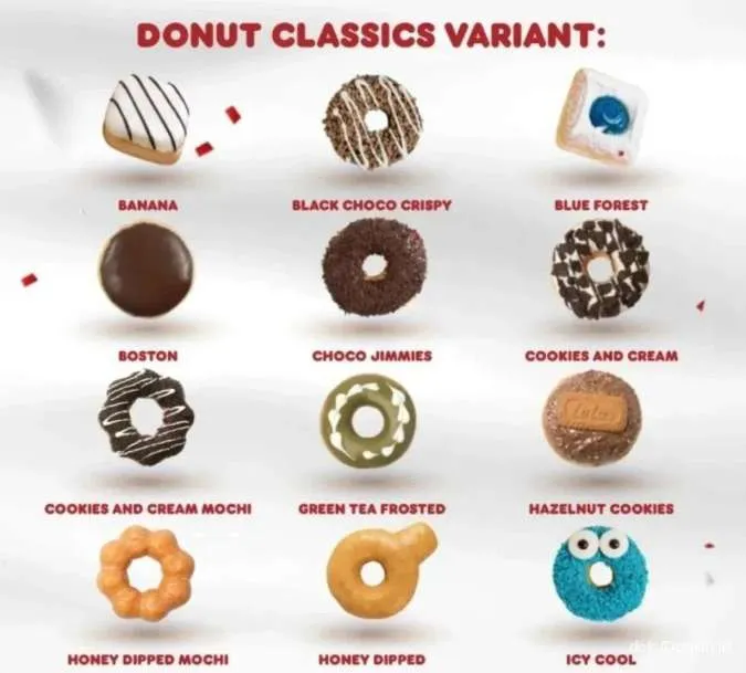 Varian Donut Classic di promo Dunkin