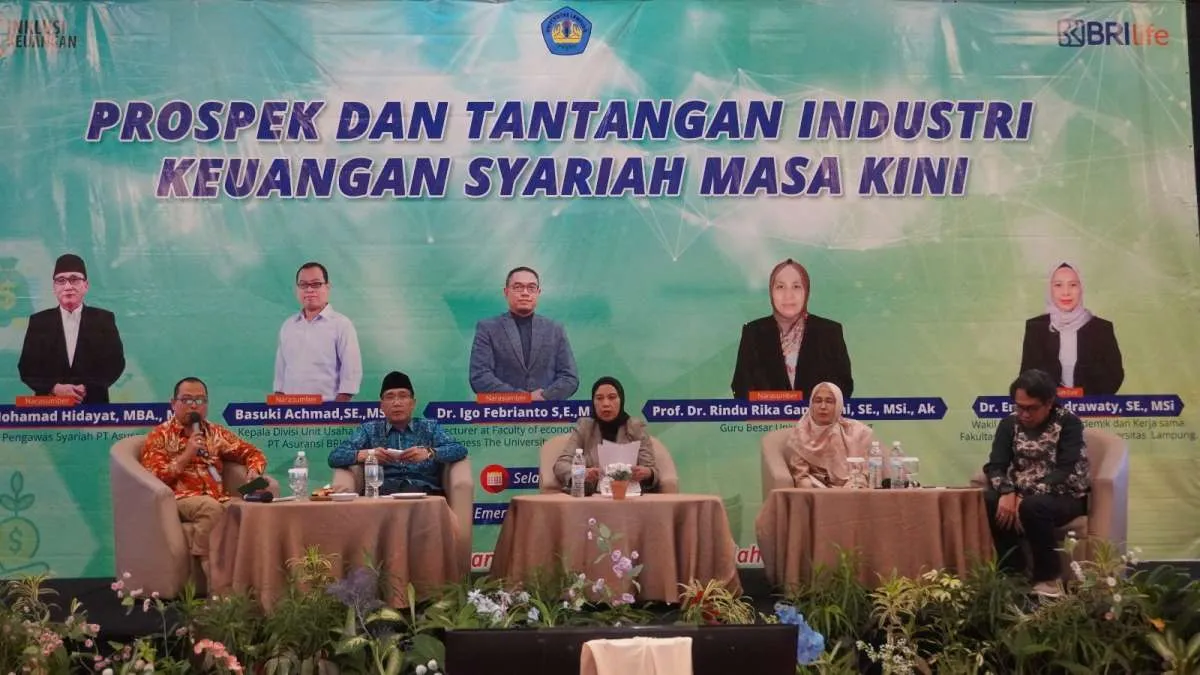 Literasi Keuangan Syariah BRI Life bersama UNILA, Tantangan Industri Keuangan Syariah