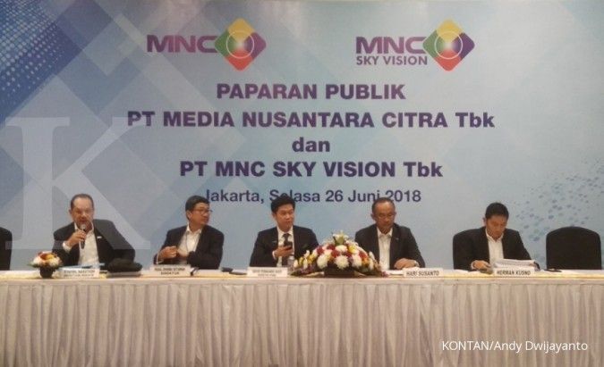 Media Nusantara Citra (MNCN) bukukan pendapatan Rp 1,88 triliun di kuartal I-2019
