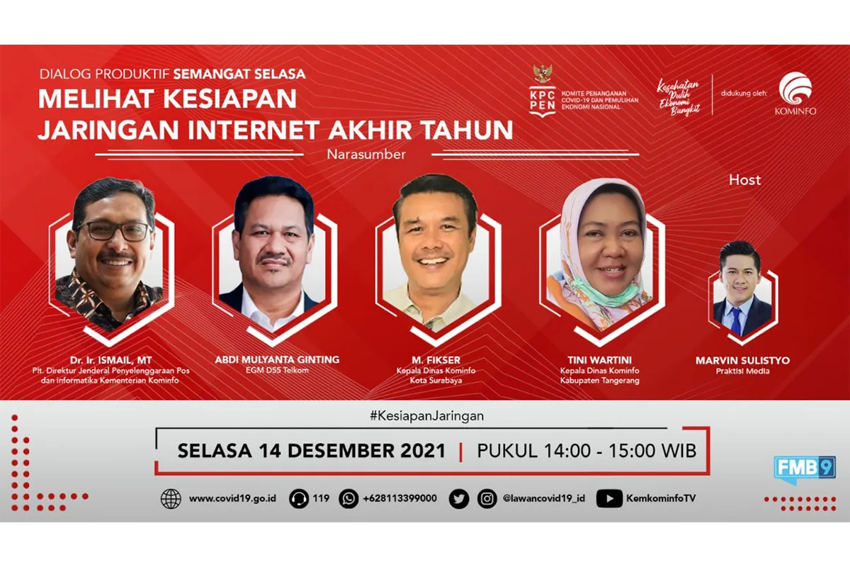 Pemerintah Kuatkan Jaringan Internet Jelang Nataru