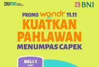 2 Promo Hiburan 11.11 Wondr BNI Beli 1 Gratis 1 Tiket-Popcorn di CGV dan Cinepolis