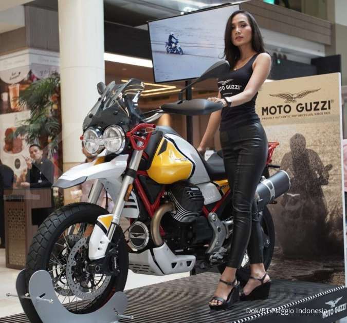 Debut Moto Guzzi V85TT di Indonesia, Eksklusif Hadir di Mall-to-Mall Exhibition PT Piaggio Indonesia
