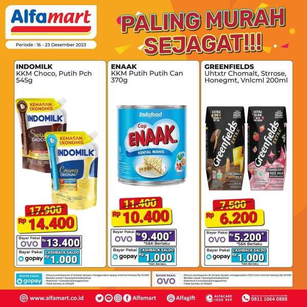 Promo Alfamart Paling Murah Sejagat 16-31 Desember 2023