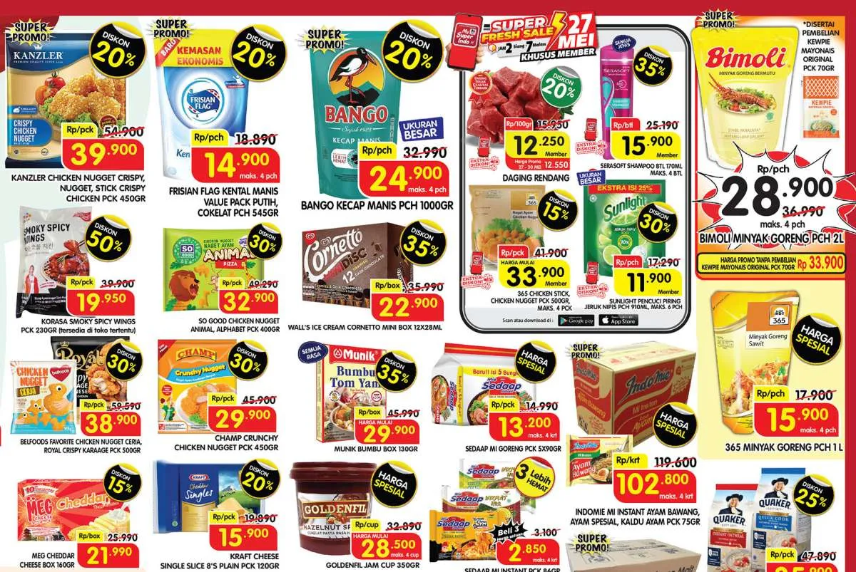 Promo Gajian Superindo Baru, Ada Produk Super Fresh Sale Hanya Hari Ini 27 Mei 2024