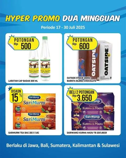 Promo Hypermart Dua Mingguan Periode 17-30 Juli 2025