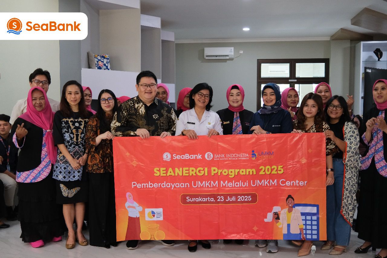 Kontan. SeaBank melalui kegiatan CSR berupa renovasi dukungan perluasan jaringan internet (Wi-Fi) di gedung PLUT Surakarta. (Dok.Istimewa)
