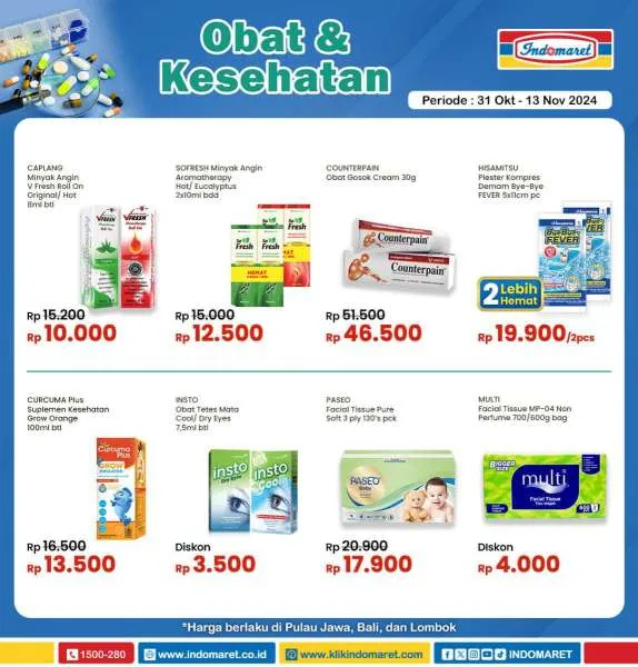 Promo Indomaret Super Hemat Periode 31 Oktober-13 November 2024