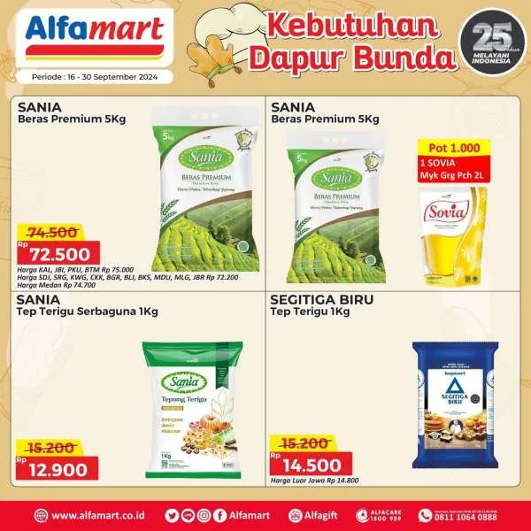 Promo Alfamart Kebutuhan Dapur Periode 16-30 September 2024