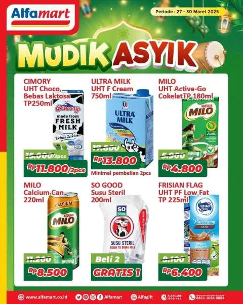 Promo Mudik Alfamart Periode 27-30 Maret 2025