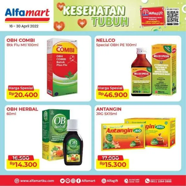 Promo Alfamart Edisi Kesehatan Tubuh Periode 16-30 April 2022
