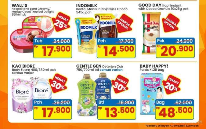 Promo Indomaret Weekend 20-23 November 2025, Diskon Es Krim & Sabun Mandi