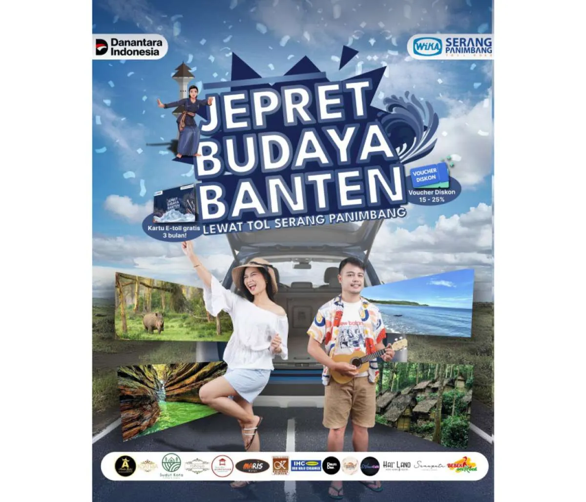 Promo NATARU, Tol Serang Panimbang Beri Hadiah untuk Pengguna yang Liburan ke Banten