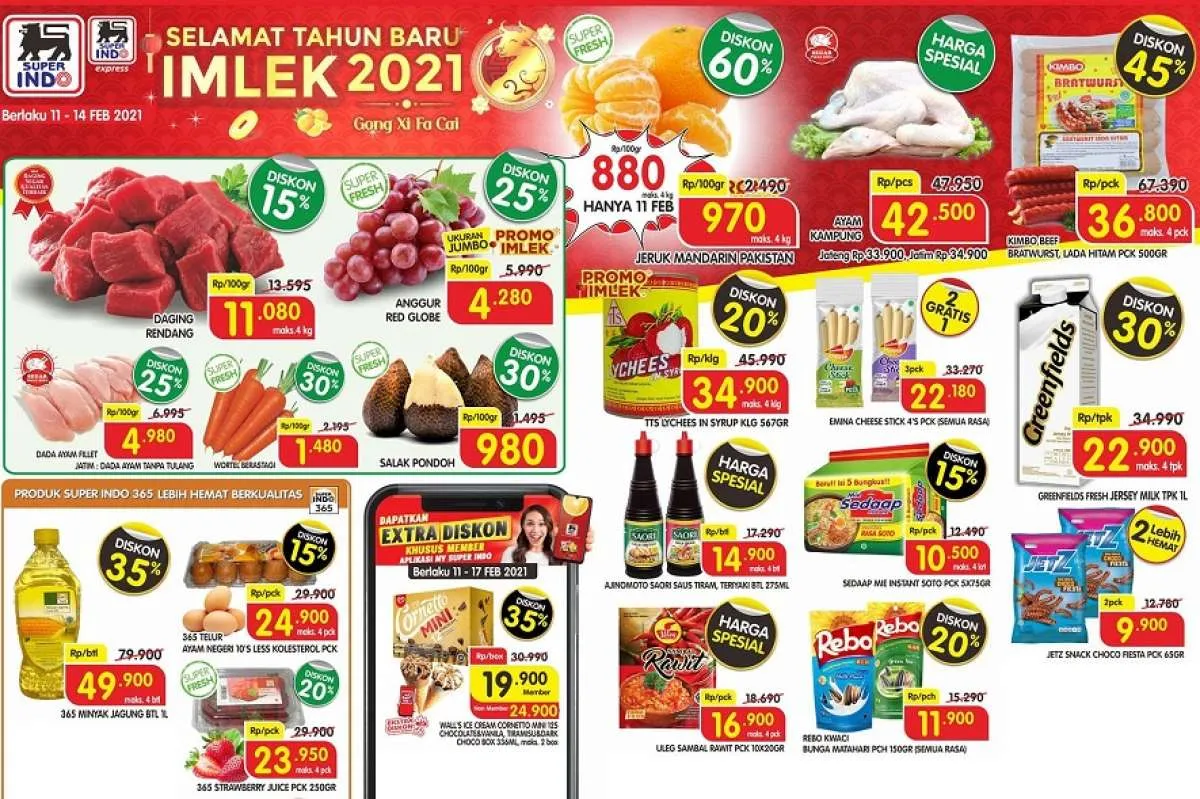 Promo Superindo weekend diskonan datang lebih awal, 11-14 Februari 2021!
