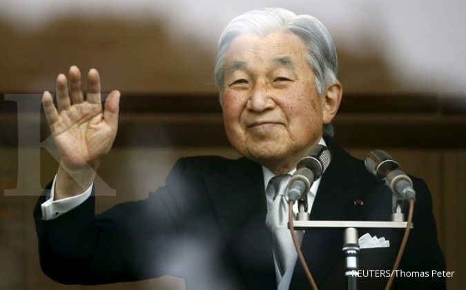 Kaisar Jepang Akihito bersiap turun tahta