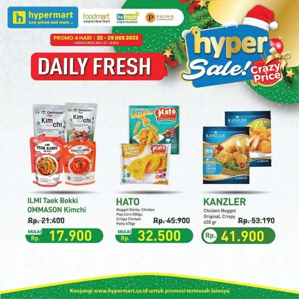 Promo JSM Hypermart Hyper Diskon Weekend Periode 22-25 Desember 2023