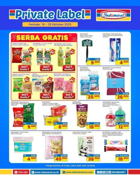 Promo Indomaret Super Hemat Periode 16-29 Oktober 2025