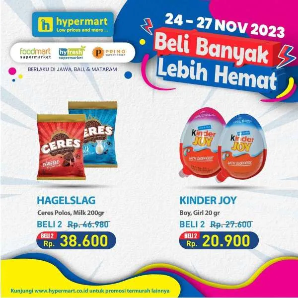 Promo Hypermart Beli Banyak Lebih Hemat Periode 24-27 November 2023