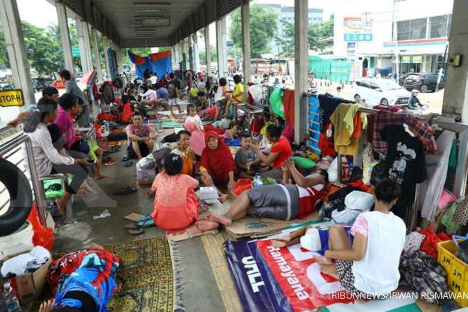 Banjir telah surut, lima halte Transjakarta belum beroperasi