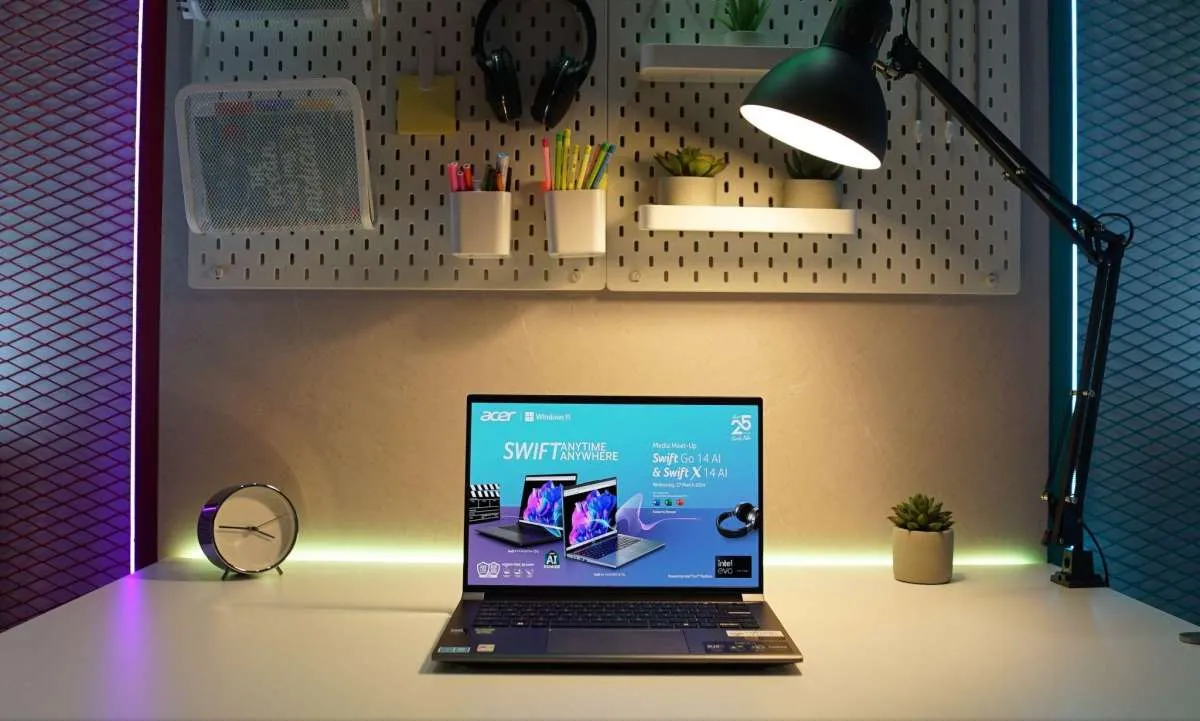 Spesifikasi Acer Swift X 14 AI: Laptop Windows 11 untuk Mendukung Aktivitas Kreasi 