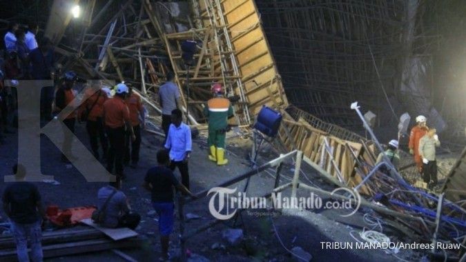 Kecelakaan proyek Tol Manado-Bitung, Kementerian PUPR fokus evakuasi korban dulu
