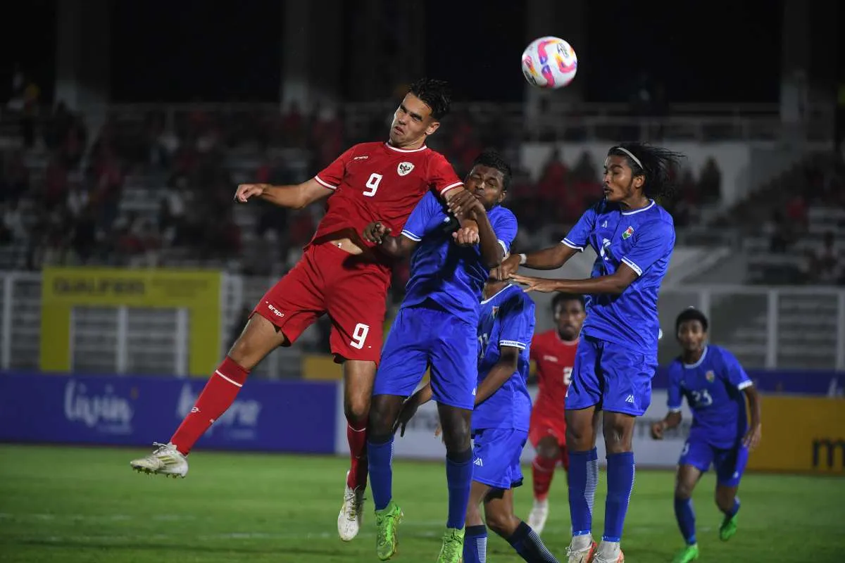 Kualifikasi Piala Asia U20 2025: Timnas Menang 4-0 Lawan Maladewa 