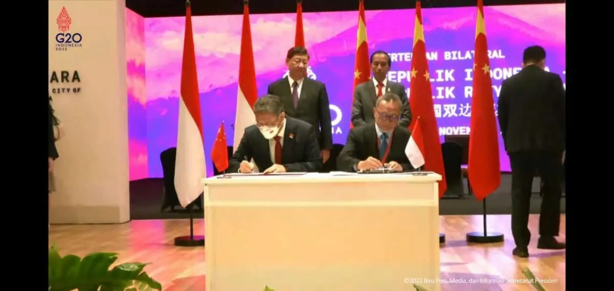 Di Sela KTT G20, RI–Tiongkok Teken Perjanjian BETC, Babak Baru Kerjasama Bilateral