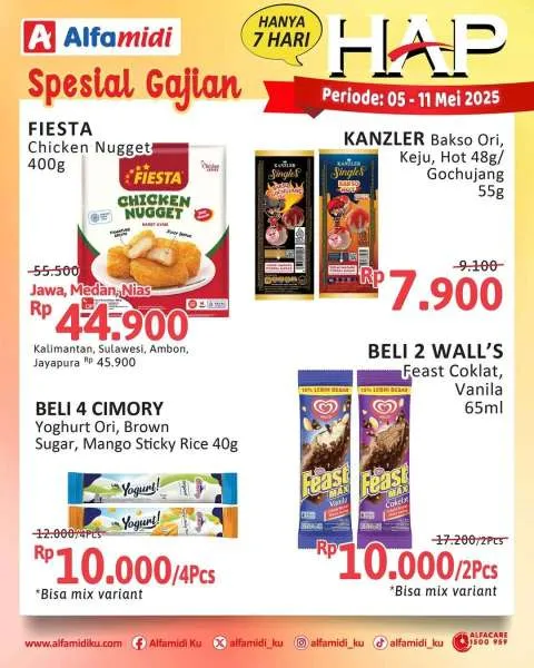 Promo Alfamidi Hemat Satu Pekan Periode 5-11 Mei 2025