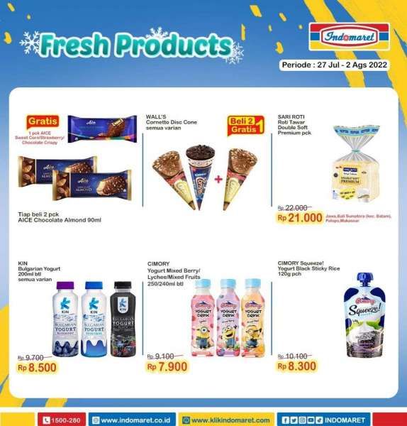 Belanja dengan lebih terjangkau di promo Indomaret super hemat mingguan terbaru pada bulan Juli tahun 2022 ini. 