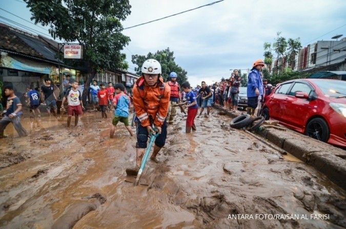 Banjir bandang terjang Kota Bandung