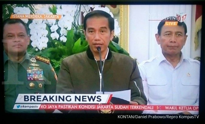 Jokowi sebut lihat aktor politik tunggangi demo