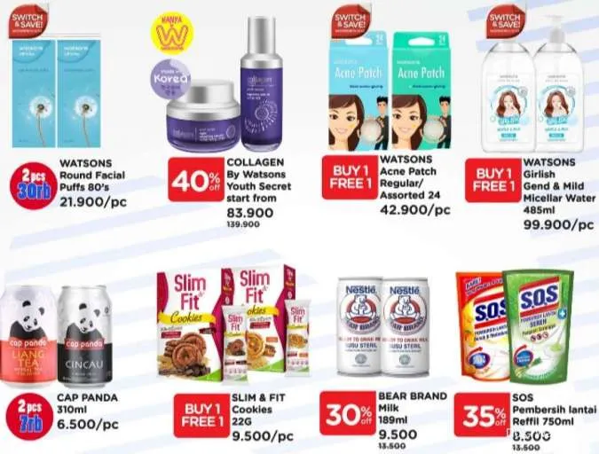 Promo Watsons Weekend Special Periode 13-16 Januari 2022