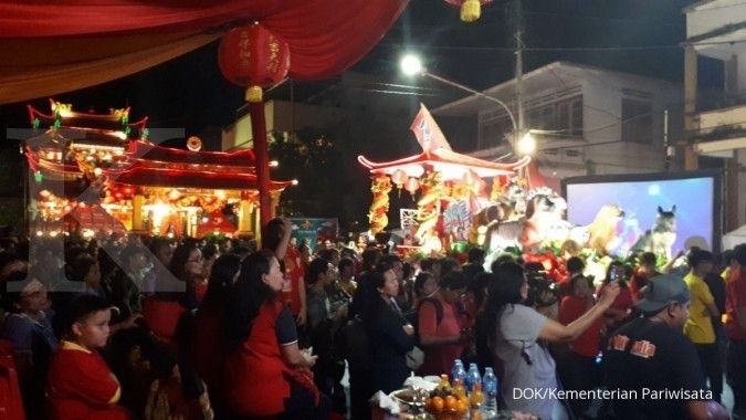Perayaan Imlek di Manado dipadati wisatawan