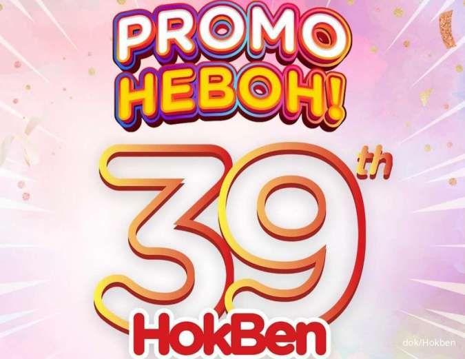 Promo HUT ke 39 Hokben Edisi 18 April 2024, Ada 4 Promo Serba Rp 3.900 nett